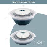 Colorful Collapsible Salad Spinner - 4 QT Lettuce Dryer