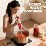 Turelar Corded Handheld Immersion Blender with Speed Settings
