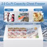 Erivess Compact 2.0 Cu.Ft Chest Freezer