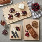 KitchenAid Rubberwood Reversible Cutting Board, 8"x10