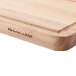 KitchenAid Rubberwood Reversible Cutting Board, 8"x10