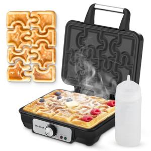 StarBlue Puzzle Waffle Maker – Fun Puzzle Waffles