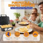 StarBlue Puzzle Waffle Maker – Fun Puzzle Waffles
