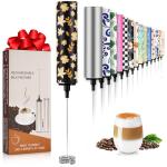 Rechargeable Handheld Milk Frother with 5 Heads