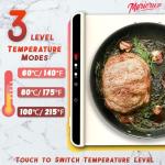 Electric Food Warming Tray with Timer and Temp Control