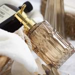 Clear Glass Soap Dispenser with Plastic Pump