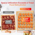 Prenafla 6-Tray Food Dehydrator with Timer