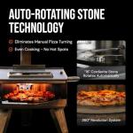 Portable Dual Fuel Pizza Oven for Outdoor Use