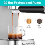 CASABREWS Espresso Machine with Milk Frother