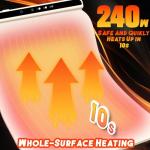 Electric Food Warming Tray with Timer and Temp Control