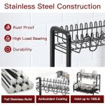 Large Stainless Steel 2-Tier Dish Drying Rack
