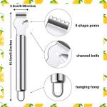 Patelai Stainless Steel Citrus Peeler Set