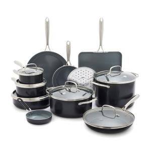 GreenPan 17-Piece Ceramic Nonstick Cookware Set