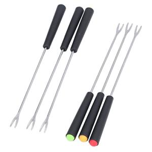 Chazcool 6PCS Stainless Steel Fondue Fork Set