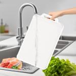 Large Double-Sided Stainless Steel Cutting Board