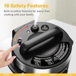 CARORI 9-in-1 Electric Pressure Cooker, 8 Qt