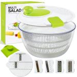 Large Salad Spinner with 4 Blade Slicer