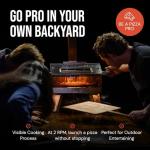 Portable Dual Fuel Pizza Oven for Outdoor Use