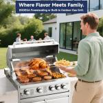 Stainless Steel Propane Grill with Infrared Burner