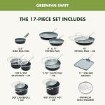GreenPan 17-Piece Ceramic Nonstick Cookware Set
