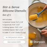 Starpack Silicone Cooking Utensils Set - 5 Pieces