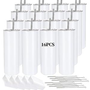 16-Pack 591ml Sublimation Heat Transfer Cups