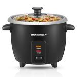 Elite Gourmet Electric Rice Cooker, 6 Cups
