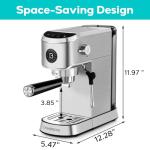 CASABREWS Espresso Machine with Milk Frother