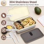 JSLOVE 30oz Stainless Steel Bento Box for Adults