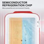 Simple Deluxe Portable Mini Fridge for Drinks and Skincare