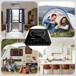 1800W Electric Hot Plate with Timer and Easy Clean