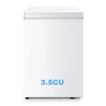 Stopsad 3.5 Cu.Ft Mini Chest Freezer, White