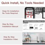 Large Stainless Steel 2-Tier Dish Drying Rack