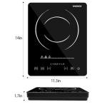 1800W Electric Hot Plate with Timer and Easy Clean