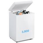 Stopsad 3.5 Cu.Ft Mini Chest Freezer, White