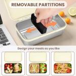 JSLOVE 30oz Stainless Steel Bento Box for Adults