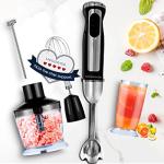 12-Speed Immersion Hand Blender with Titanium Blades