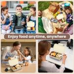 JSLOVE 30oz Stainless Steel Bento Box for Adults