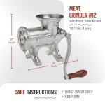 Victoria Number 12 Cast Iron Meat Grinder