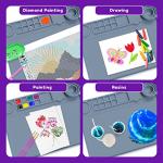 Silicone Art Mat with Cup and Raised Edge