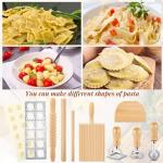 9-Piece Pasta Making Tool Set with Rolling Pin