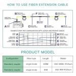 KOMSHINE 500M Single Mode Fiber Launch Cable