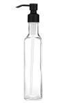 Rail19 French Glass Soap Dispenser with Metal Pump