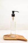 Rail19 French Glass Soap Dispenser with Metal Pump