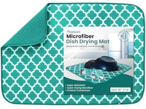 Super Absorbent Microfiber Dish Drying Mat