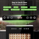 Adjustable Food Dehydrator with 8 Stainless Steel Trays