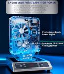 Stainless Steel Portable Induction Cooktop with Timer