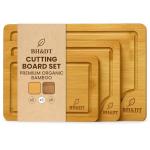 Bamboo Cutting Board Set – 3 Piece Gift Set