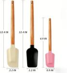 3-Piece Silicone Spatula Set - Heat Resistant