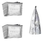 Reusable Stand-Up Foil Storage Bags with Labels